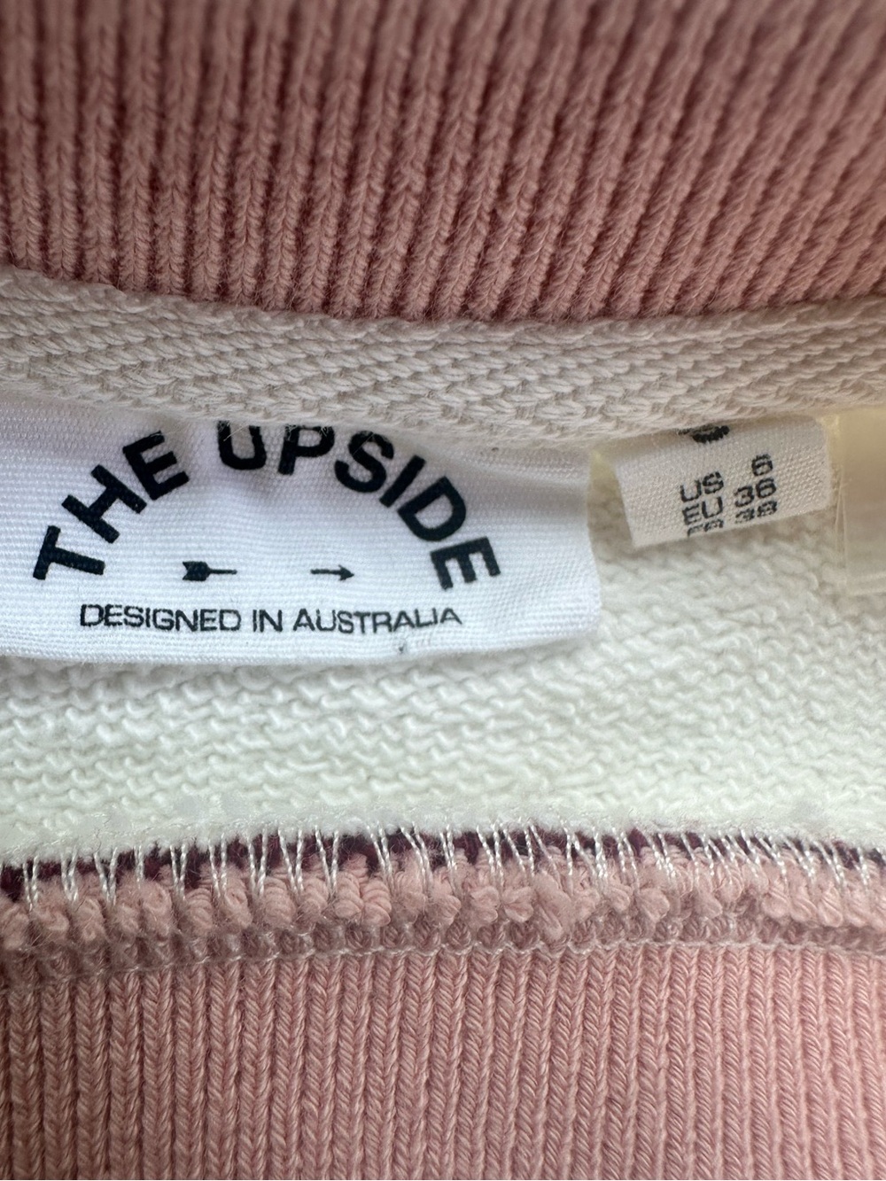 The Upside Magique Montana Cream Logo Sweatshirt US Size 6 Excellent Condition! - Picture 8 of 9